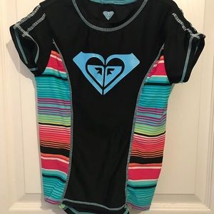 Roxy rash guard swim top